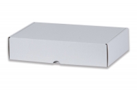 Dárková krabička Fefco 0427-bílo-hnědá(330x225x75)